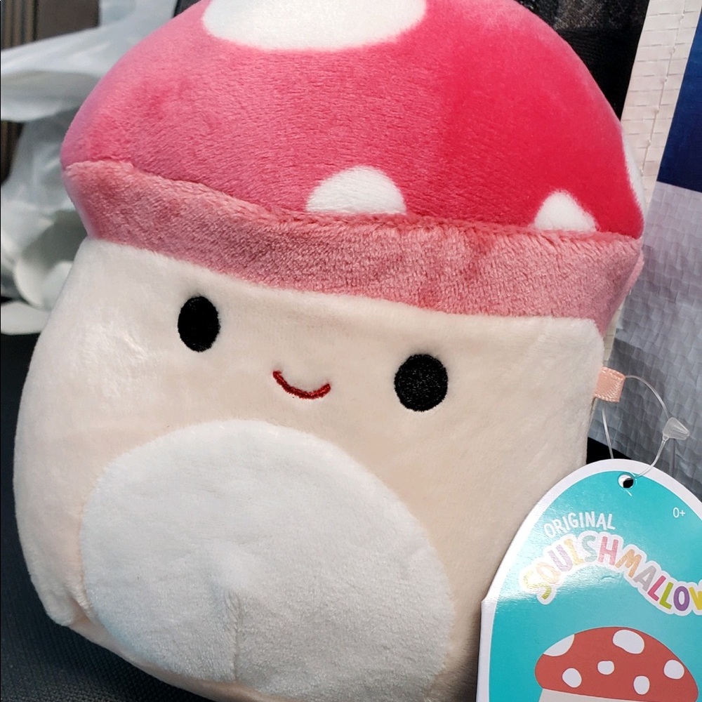 Malcolm the mushroom 5” squishmallow BNWT